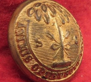 South Carolina State Seal Button