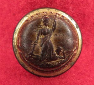 Virginia State Seal Coat Button