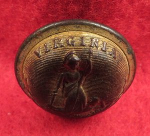 Virginia State Seal Coat Button