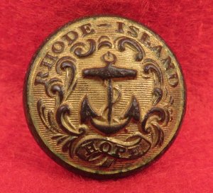 Rhode Island State Seal Coat Button