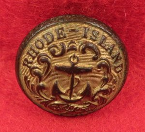 Rhode Island State Seal Coat Button