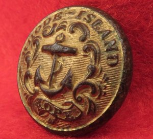 Rhode Island State Seal Coat Button