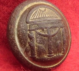 Georgia State Seal Cuff Button