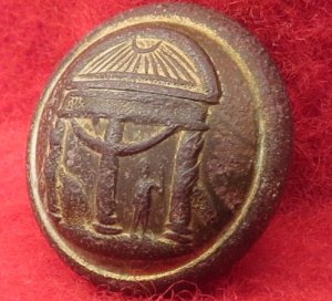 Georgia State Seal Cuff Button