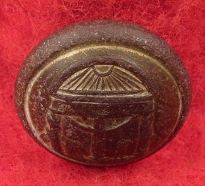 Georgia State Seal Cuff Button