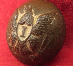 US Infantry Coat Button