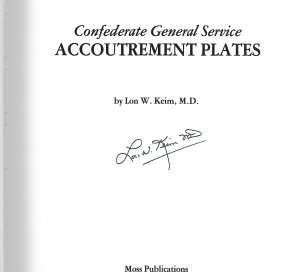 Confederate General Service Accoutrement Plates - Signed By Author