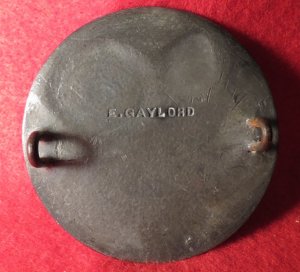 Eagle Plate - Manufacturer Marked "E. Gaylord"