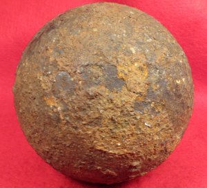 12 Pounder Solid Shot Cannonball