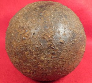 12 Pounder Solid Shot Cannonball