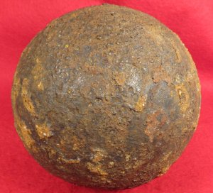 12 Pounder Solid Shot Cannonball