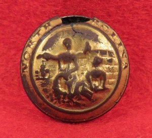 North Carolina State Seal Coat Button