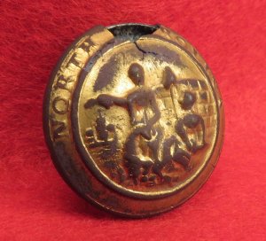 North Carolina State Seal Coat Button