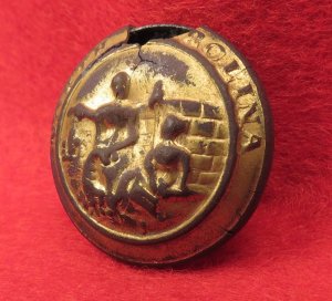 North Carolina State Seal Coat Button