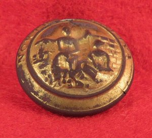 North Carolina State Seal Coat Button