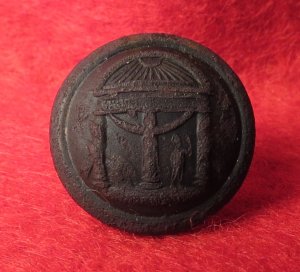 Georgia State Seal Cuff Button 