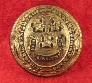  Connecticut State Seal Coat Button 