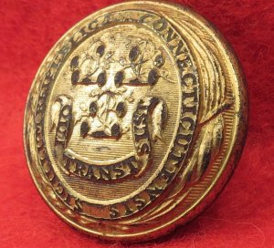  Connecticut State Seal Coat Button 