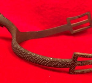 Federal Cavalry Spur - Stippled Brass