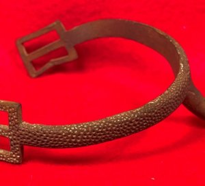 Federal Cavalry Spur - Stippled Brass