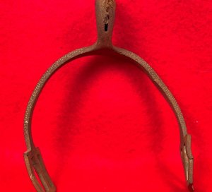 Federal Cavalry Spur - Stippled Brass