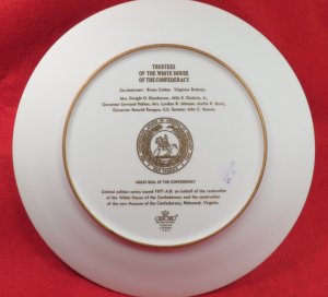 Museum of the Confederacy Commemorative Plate