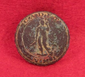 Rare VMI - Virginia Military Institute Cadet Coat Button - Appomattox