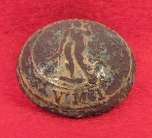 Rare VMI - Virginia Military Institute Cadet Coat Button - Appomattox