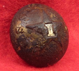 Mississippi Infantry Coat Button