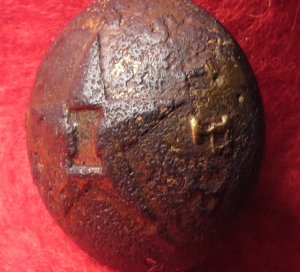 Mississippi Infantry Coat Button