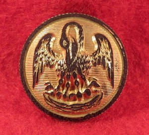 Louisiana State Seal Coat Button