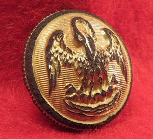 Louisiana State Seal Coat Button