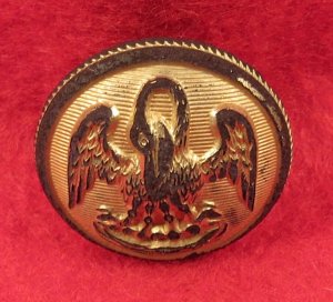 Louisiana State Seal Coat Button