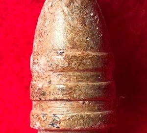 Confederate .52 Caliber Sharps Rifle Bullet - Mac Mason Lettering