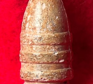 Confederate .52 Caliber Sharps Rifle Bullet - Mac Mason Lettering