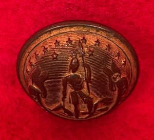 Virginia State Seal "Staff Officer" Coat Button