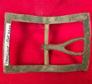 Confederate Fork Tongue Frame Buckle