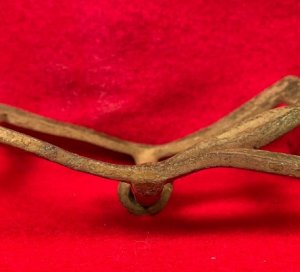 Confederate Fork Tongue Frame Buckle