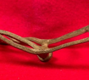 Confederate Fork Tongue Frame Buckle