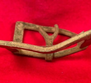 Confederate Fork Tongue Frame Buckle