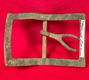 Confederate Fork Tongue Frame Buckle