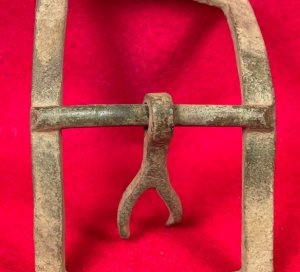 Confederate Fork Tongue Frame Buckle