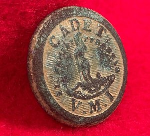 VMI - Virginia Military Institute Cadet Button - R & W Robinson