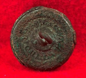 Confederate Infantry Coat Button - Richmond Backmark