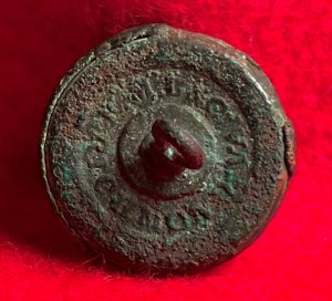 Confederate Infantry Coat Button - Richmond Backmark