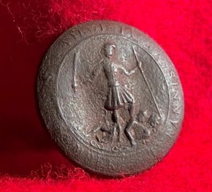 Virginia State Seal Coat Button