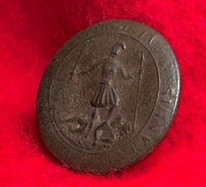 Virginia State Seal Coat Button