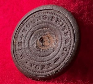 Virginia State Seal Coat Button