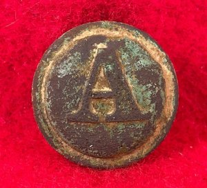 Confederate Artillery Coat Button - Richmond Manufacturer