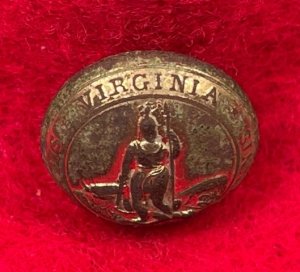 Virginia State Seal Cuff Button